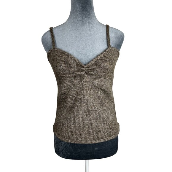 ASTR the Label Wool Blend Tank Top Brown/Gray Heather Size MP - Picture 7 of 7